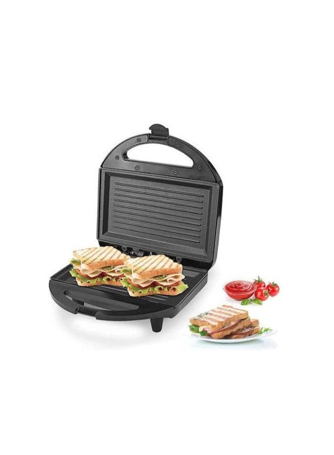 SILVER CREST Sandwich Maker and Grill, Non-Stick Plate, Overheat Protection, 1000W - Image 1