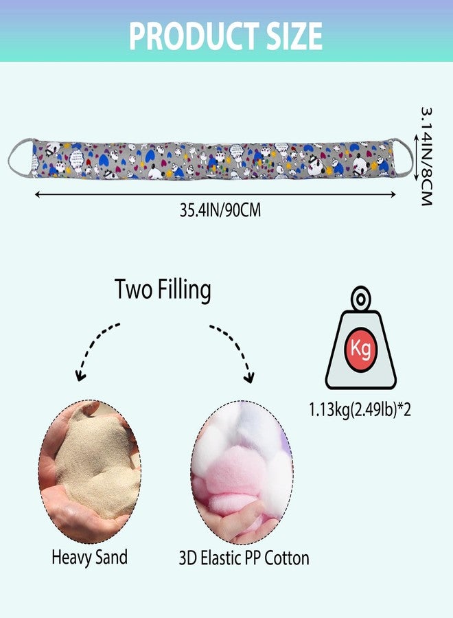 SANFERGE 2 Pcs Door Draftstopper - Image 2