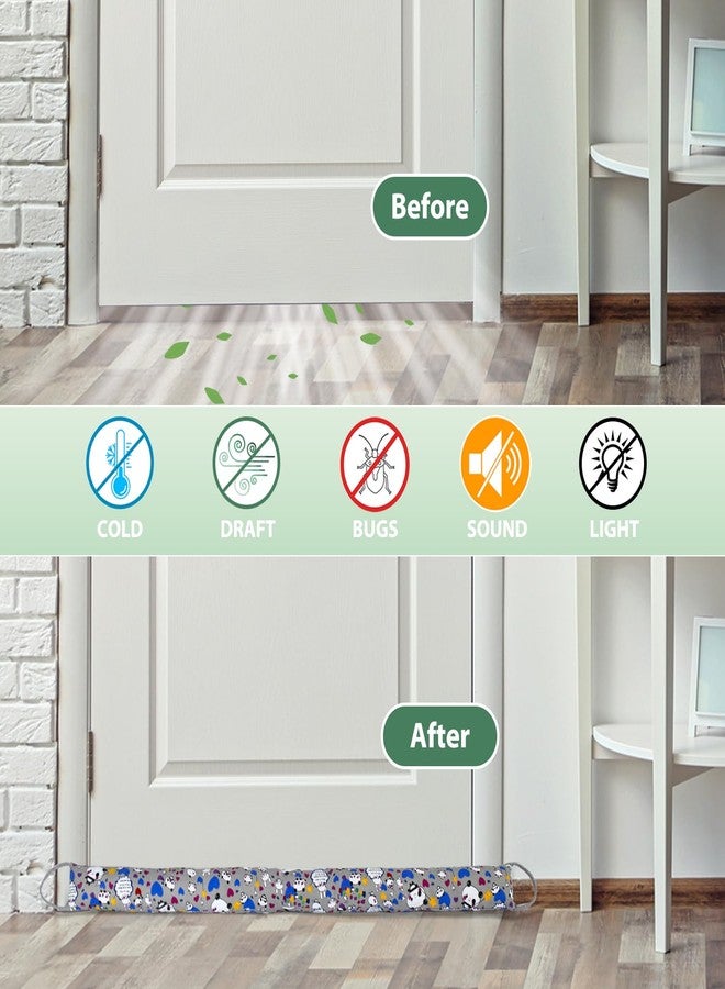 SANFERGE 2 Pcs Door Draftstopper - Image 3