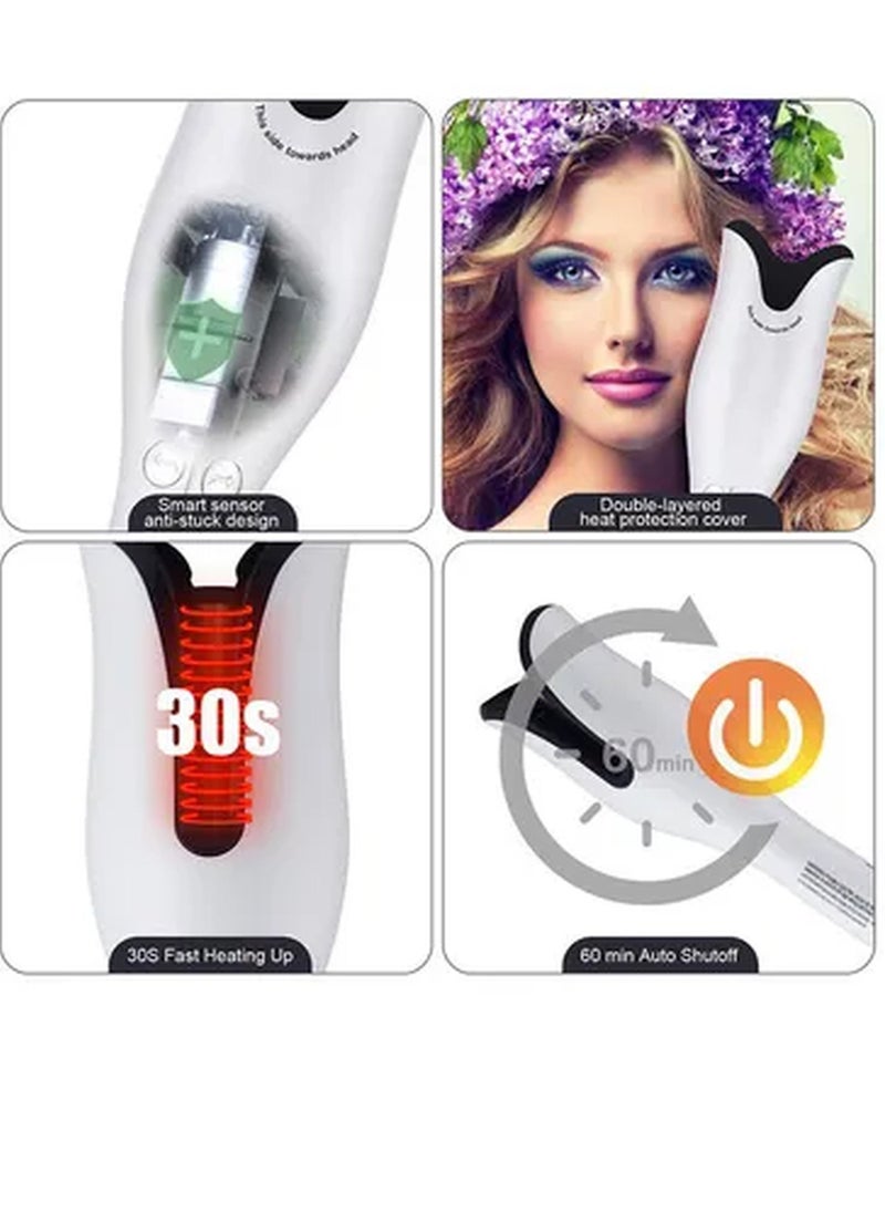 Hair Curler Rotating Crimper White 32x5cm