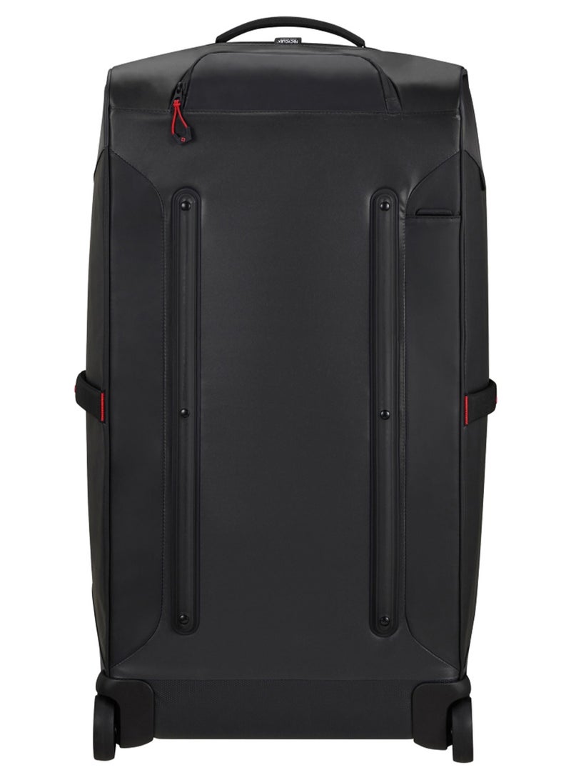 Samsonite Ecodiver Wheeled Duffle Bag 79 cm / 29 inch, Black|Reflective Pattern|TSA Lock|ID Tag|Spacious Interior|Water Repellent Material|Recyclex Material Technology - 2 Years International Warranty - Image 2