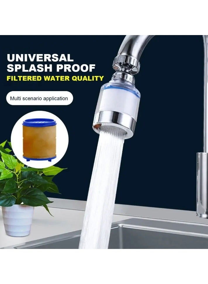 LIVQORA Sink Water Filter Faucet , Home Kitchen Bathroom – Universal 360° Rotating, with 5 Filter Element, Removes Heavy Metals, Chlorine, and Impurities for Clean Water in Kitchen & Bathroom - Image 3