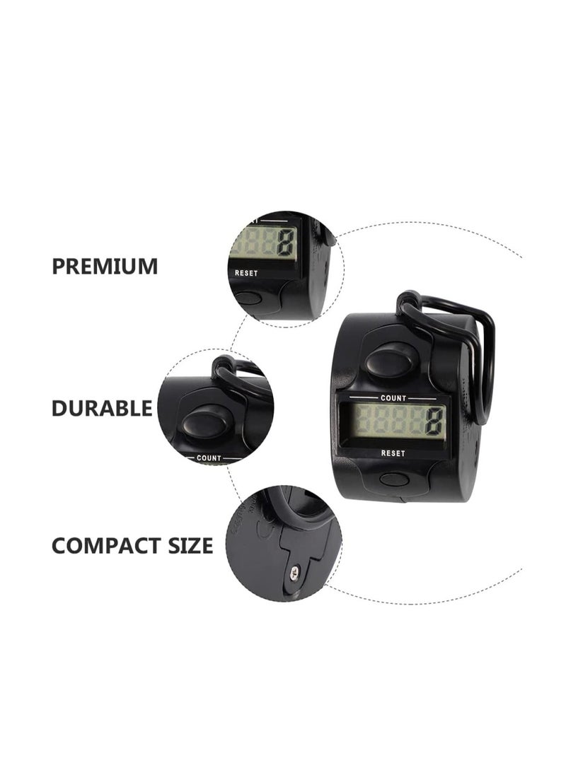 SYOSI - Digital Counter Sport Electronic Tally Counters Mini LCD Digital Display Portable Manual Electronic Digital Counter 5-Digit Digital Display for Knitting, Crochet, Coaching, Lap, Golf, Cargo Points - Image 1
