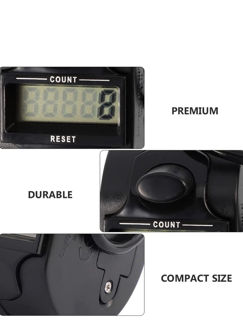 SYOSI - Digital Counter Sport Electronic Tally Counters Mini LCD Digital Display Portable Manual Electronic Digital Counter 5-Digit Digital Display for Knitting, Crochet, Coaching, Lap, Golf, Cargo Points - Image 1
