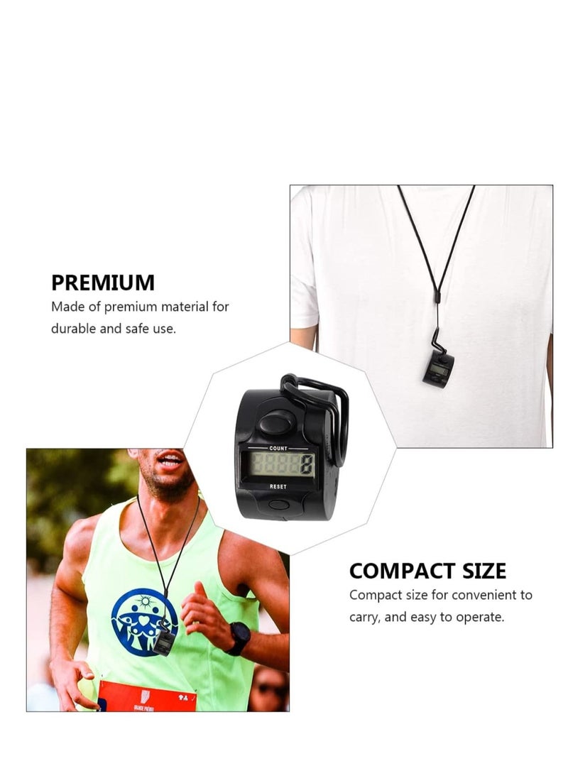 SYOSI - Digital Counter Sport Electronic Tally Counters Mini LCD Digital Display Portable Manual Electronic Digital Counter 5-Digit Digital Display for Knitting, Crochet, Coaching, Lap, Golf, Cargo Points - Image 1