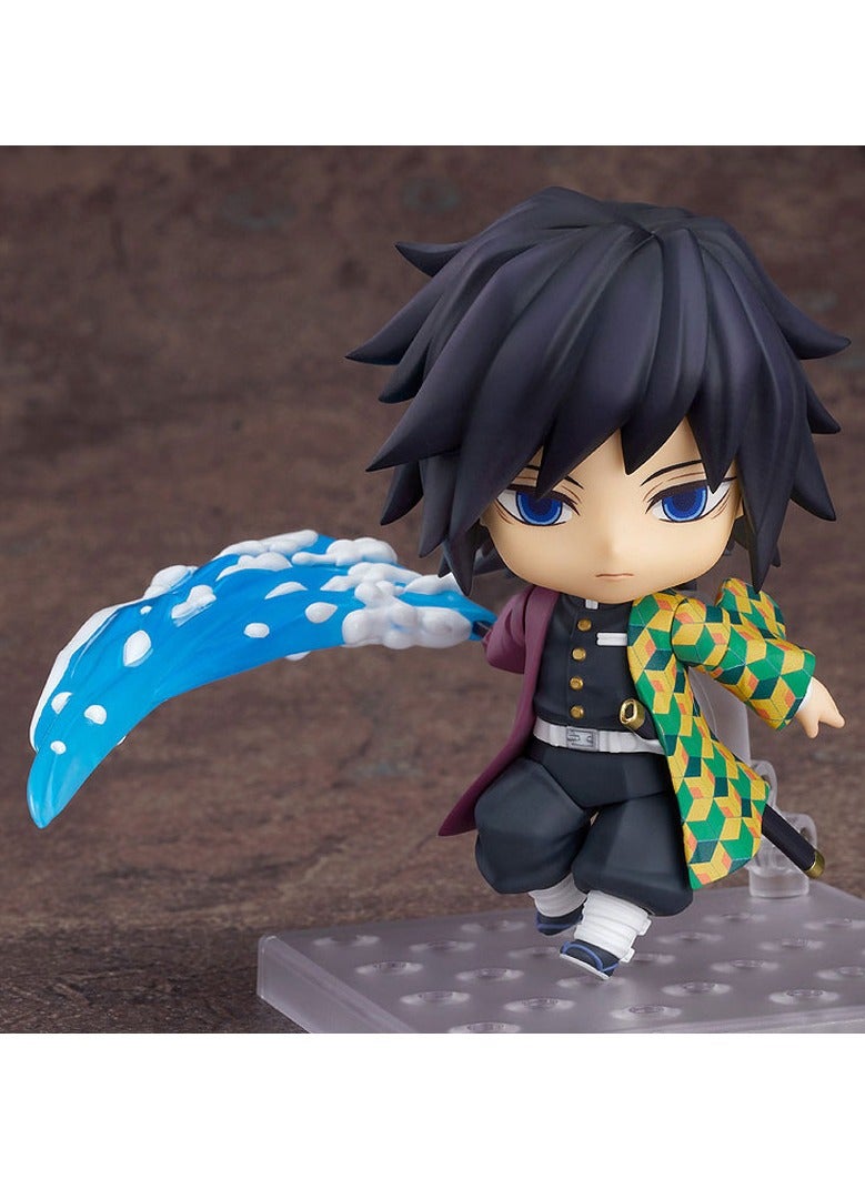 عام دمية توميوكا غيو من "قاتل الشياطين" بتعبيرات وجه قابلة للتغيير، تُعيد تصوير الشخصية بدقة مذهلة، ويمكن استخدامها كقطعة ديكور أنيقة في الغرفة. - Image 3