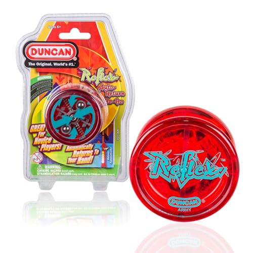 Duncan Toys Reflex Auto Return YoYo Beginner String Trick YoYo Red - Image 1