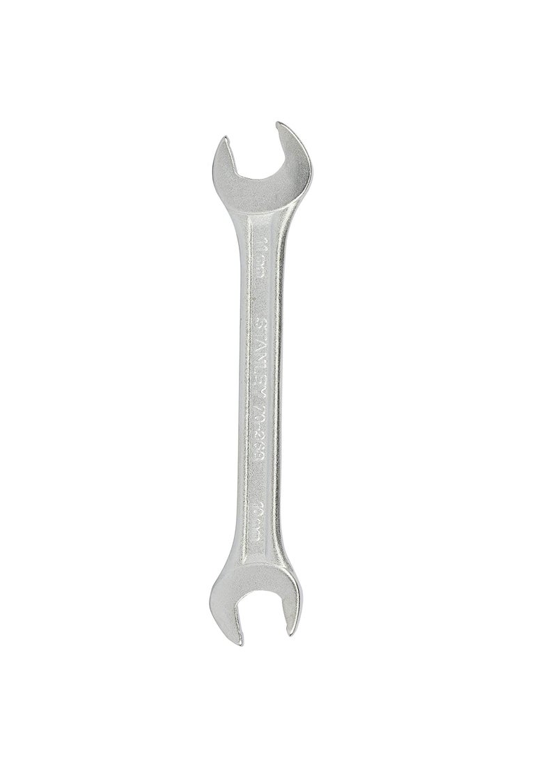 Stanley STANLEY 70368E Double Open End SpannerMatte Finish10 11mm  - Image 1