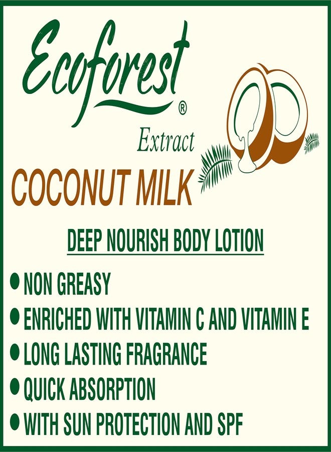 ECOFOREST Intensive care Advanced and Deep Moisture Nourishing Coconut body Lotion | 600 ML | With Vitamin E AND Coconut milk Extract | Deep Hydration for Dry skin | Daily Moisturizer Suitable for MEN AND WOMEN | All Skin types | Non greasy | 48 hr Moisturisation | Glowing Skin | Vitamin Enriched | Cell Repair| Vitamin C | UV protect| paraben free | sulphate free| SPF 20- 600 ML - Image 3