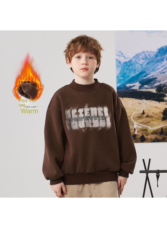 مكد هوديات مبطنة من الف fleece للرجال والنساء لفصلي الخريف والشتاء، ملابس داخلية دافئة ومغلقة للأطفال بأكمام طويلة، ملابس علوية للأطفال بمقاسات متوسطة وكبيرة - Image 2