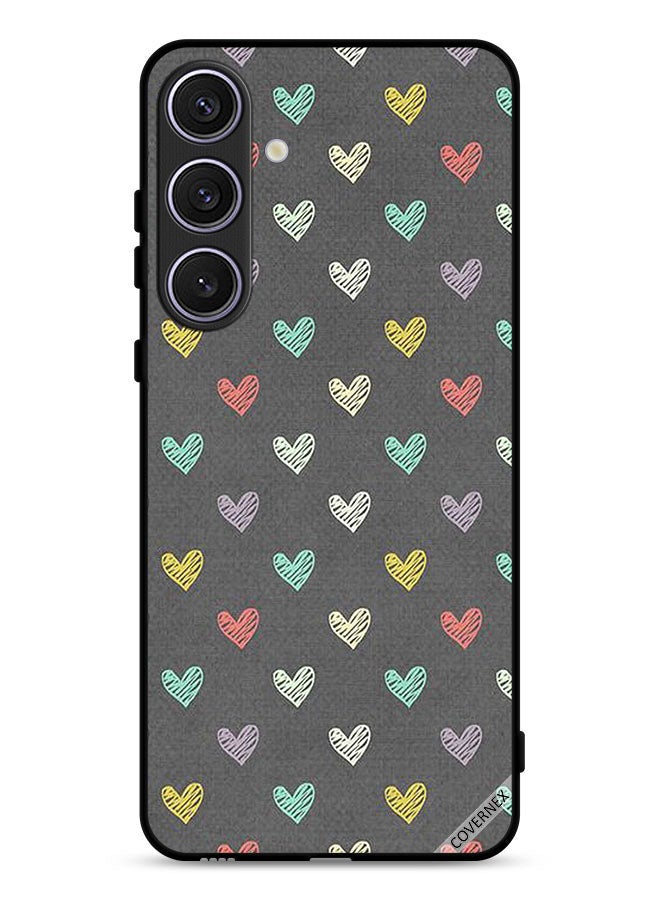 Covernex Samsung Galaxy S25 FE Protective Case Cover Small Hearts Pattern