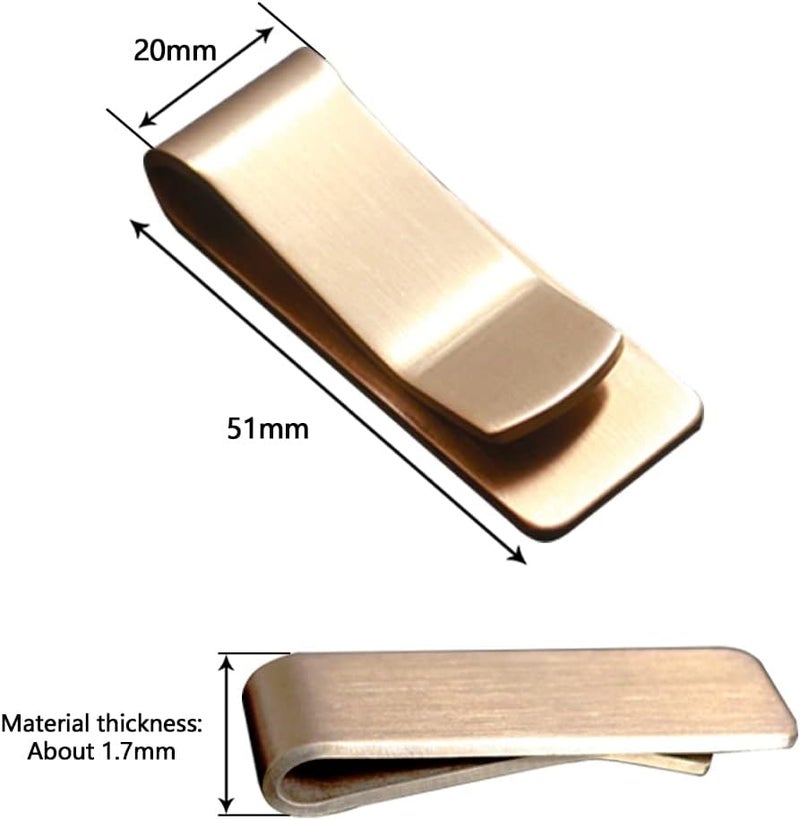 CKLT Creative Metal Money Clip,Handiness Wallet Credit Card Clip,Minimalist Front Pocket Wallet,Ideal Men's Boy's Gift - Image 4