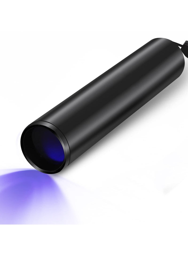 UV Flashlight Black Light Rechargeable 365NM Ultraviolet Flashlight Blue Light Flashlight For Pet Urine Detection,Bed Bugs, Ringworm  - Image 1