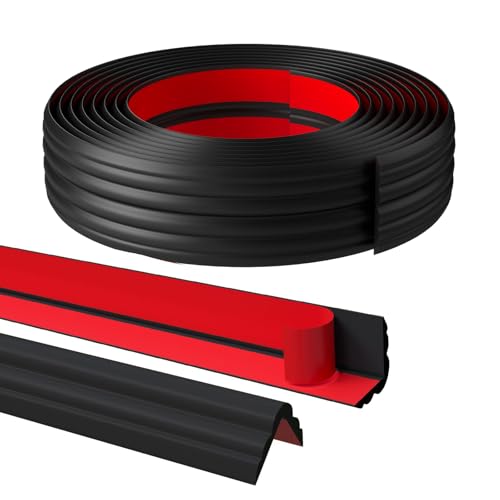 Pluden 20FT Flexible Wall Corner Protector Moulding Trim Peel and Stick Inside Outside Wall Corner Guards Edge ProtectorSelf Adhesive Molding Trim Strip for Edge Ceiling