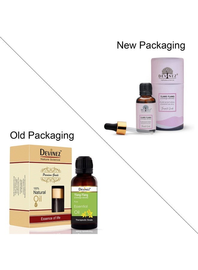 ديفينيز زيت يلانجيلانج العطري 100% طبيعي نقي وغير مخفف للعناية بالشعر وتساقط الشعر وحب الشباب 10 مل - Image 2