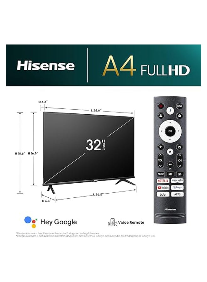 Hisense Smart TV 32A4K Black - Image 3