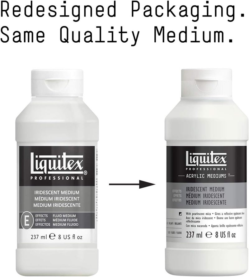 Liquitex Professional Iridescent Medium, 8-Oz Acrylic Effects Medium - Image 2