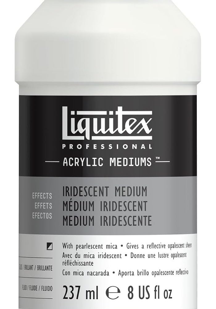 Liquitex Professional Iridescent Medium, 8-Oz Acrylic Effects Medium - Image 1