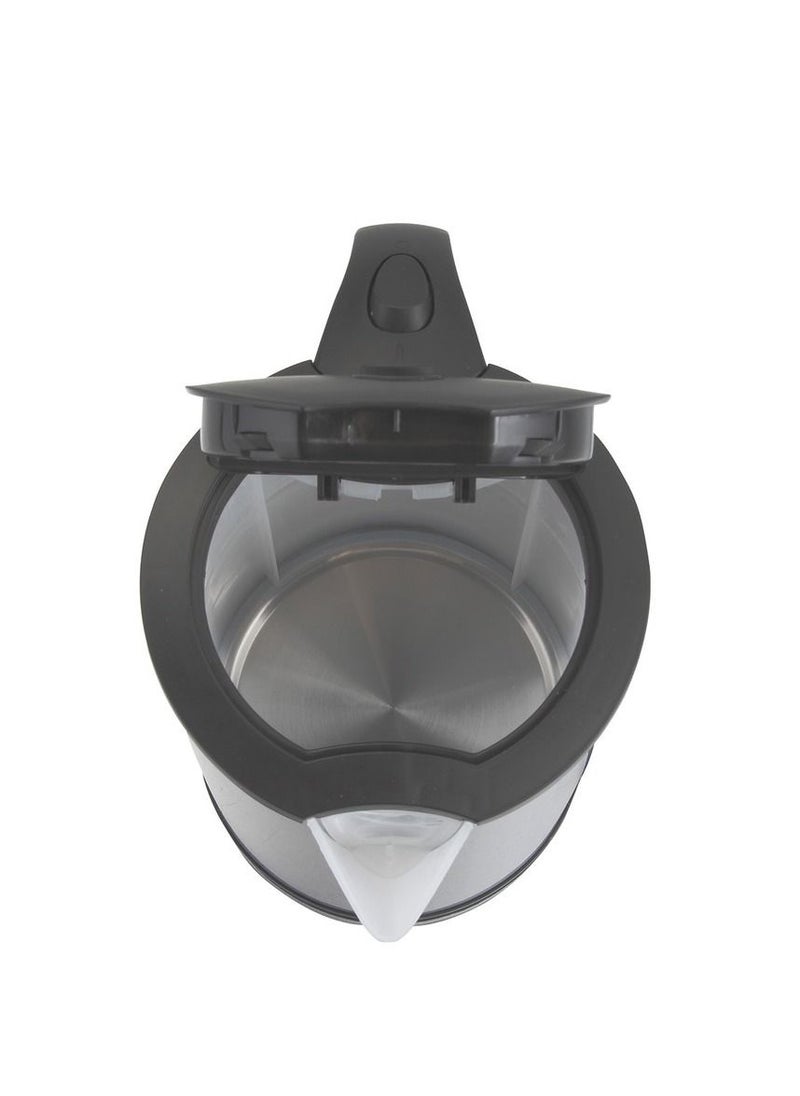 Nobel - Nobel 1.7 Litre Stainless Steel Kettle with Dual Sided Water Window and Double LED Light  Manual Lid Open, BOILING DRY PROTECTION & Auto Shut-Off NK172SS Stainless Steel 1 Year Warranty - Image 1