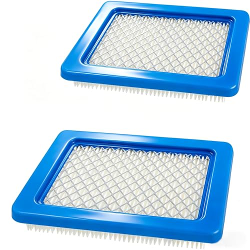 Haigelisi 2 Packs 491588S Air Filter, Lawn Mower Air Filter, Flat OEM Air Cleaner Cartridge, Compatible with Briggs and Stratton, Toro 20332, Craftsman 3364 - Image 1