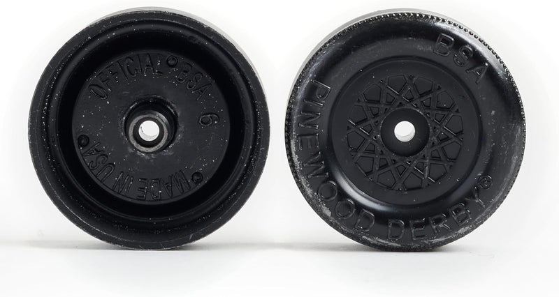 Pinewood Pro Pinewood Derby PRO Lathed Wheels - Graphite Coated Speed Wheels by Pinewood Pro - Image 3