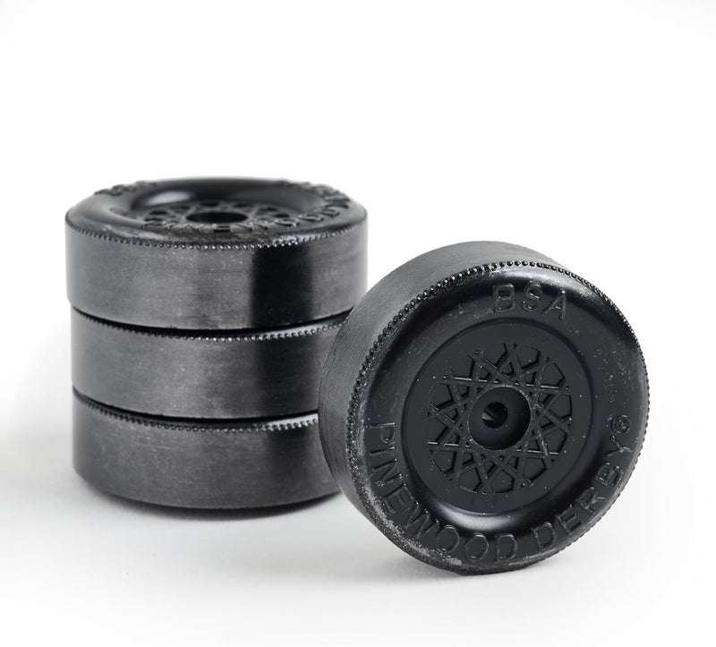 Pinewood Pro Pinewood Derby PRO Lathed Wheels - Graphite Coated Speed Wheels by Pinewood Pro - Image 2