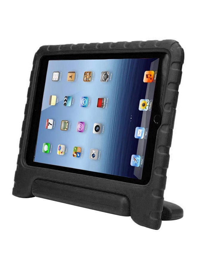 إسكدنيا غطاء حماية واقٍ مُزوّد بحامل لأجهزة أبل آي باد 2/3/4 أسود