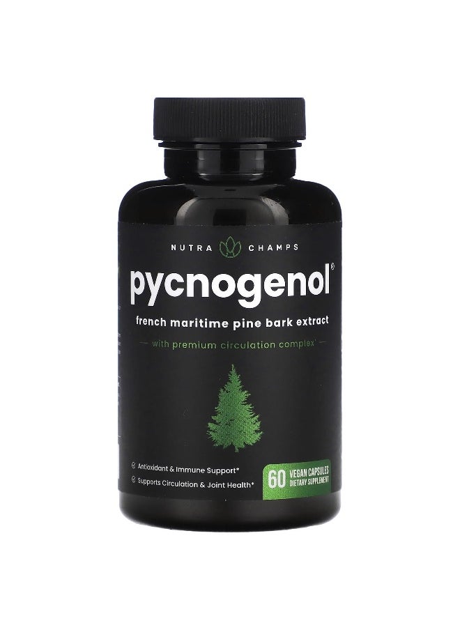 NutraChamps NutraChamps, Pycnogenol®, 60 Vegan Capsules  - Image 1