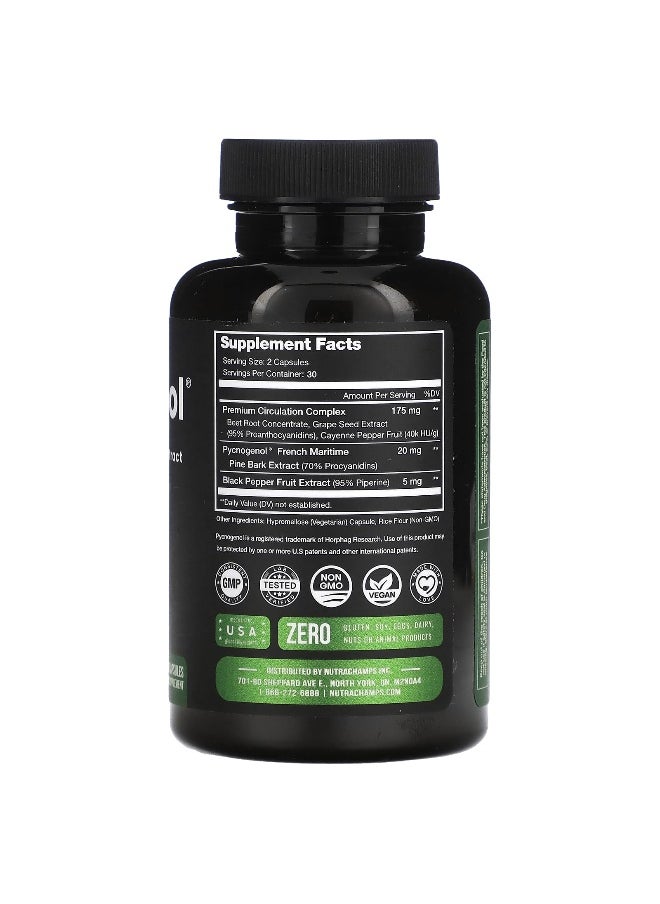 NutraChamps NutraChamps, Pycnogenol®, 60 Vegan Capsules  - Image 2
