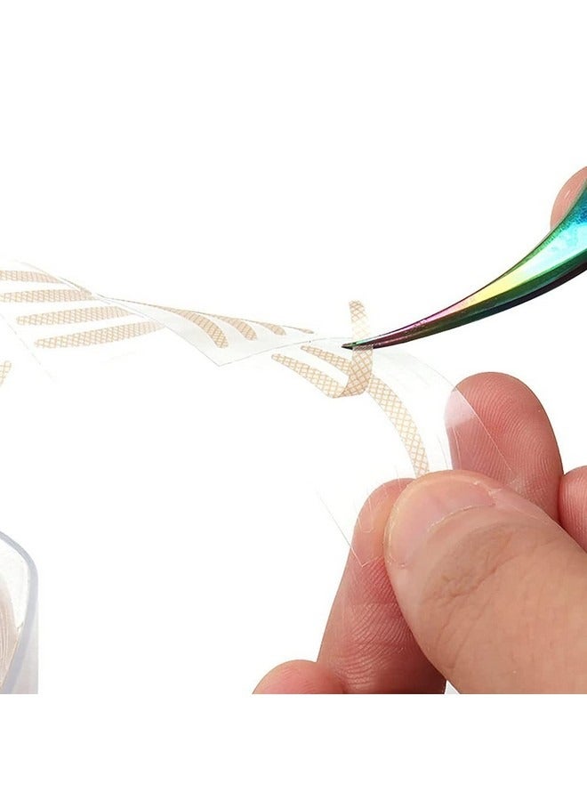 Beauenty 600-Piece Eyelid Tape,Magic Eyelid Lifter, 600 pcs Self-adhesive Invisible Double Eyelid Tape Eyelid Lift Strips for Hooded Eyes, with Fork Rods (Small)  - Image 5
