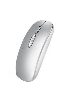 Generic AI Intelligent Voice Computer Bluetooth Speech Typing Universal Rechargeable Mouse Wireless Mute Feixun Translation-Specification:Space Silver [voice + Dialect + Translation + Screenshot] - Normal Version: 000 Words/minute | None  - Image 4