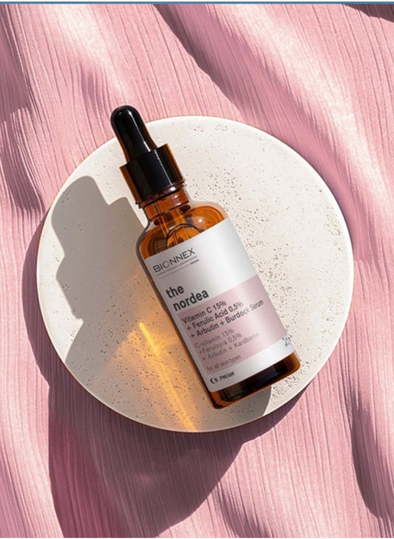 BIONNEX BIONNEX NORDEA VITAMIN C 15% + FERULIC ACID 0,5% + BURDOCK SERUM  - Image 3