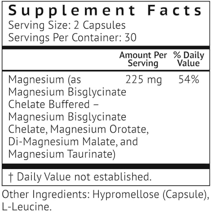 VitaMonk Quad Magnesium Blend by Vitamonk - with Magnesium Orotate, Glycinate Chelate, Magnesium Taurate and Di- Magnesium Malate - High Absorption Magnesium Complex for Sleep, Heart, and Mood - Image 2