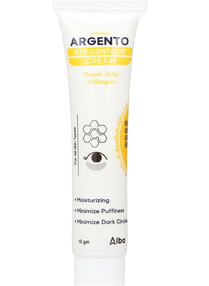 ARGENTO Argento eye contour cream royal jelly collagen 15gm  - Image 1