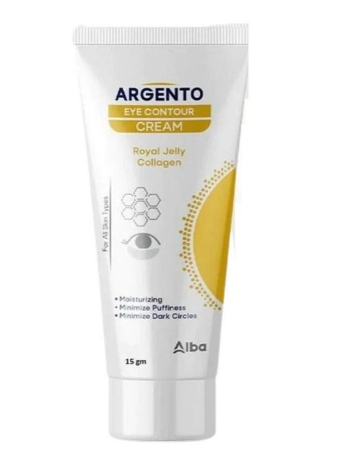 ARGENTO Argento eye contour cream royal jelly collagen 15gm  - Image 2