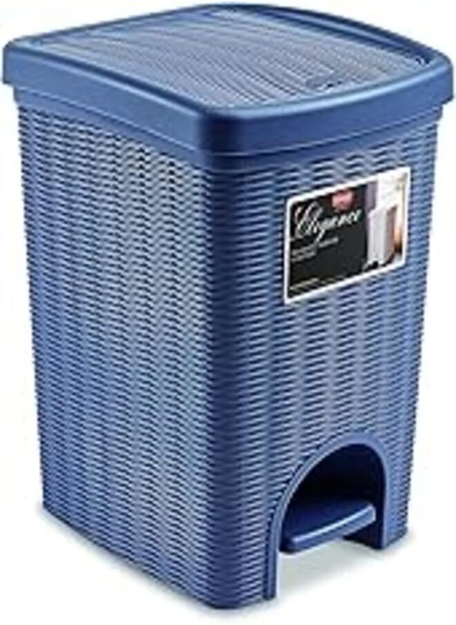 Stefanplast Stefanplast Dustbin ELEGANCE navy blue 31 x 27.5 39 cm 30814 