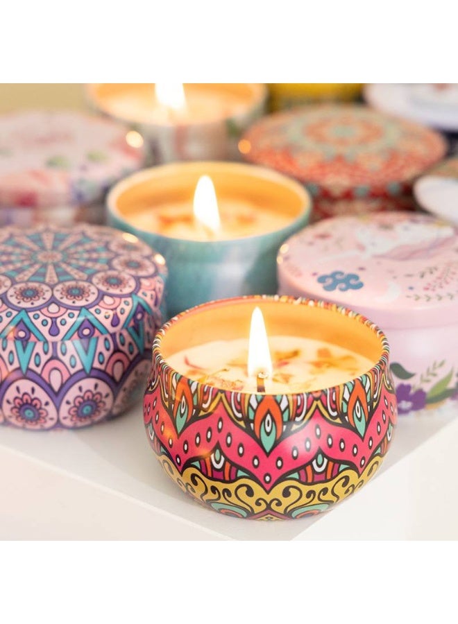 Scented candles that give your home a fresh fragrance and a long-lasting, relaxing atmosphere -6 pieces - Image 1