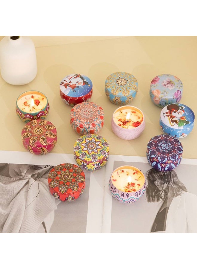 Scented candles that give your home a fresh fragrance and a long-lasting, relaxing atmosphere -6 pieces - Image 2