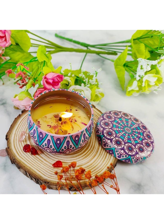 Scented candles that give your home a fresh fragrance and a long-lasting, relaxing atmosphere -6 pieces - Image 4