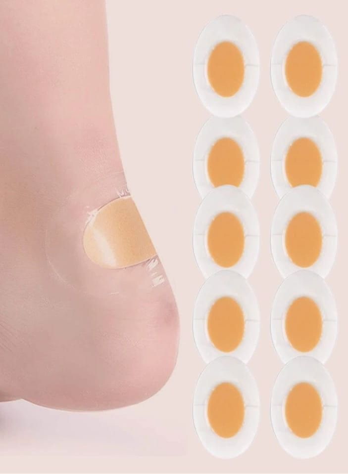 10Pcs Blister Plasters Heel Pad, Strips Shape Bandages Toe Prevention Blister for and Guard Skin, Faster Healing Wound - Image 3