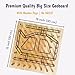 Lattooland Wooden Geoboard 8x8 Big Size with Wooden Pegs NO Nails Brain Board Montessori STEM Toy for Kids 42 Pattern Cards Bands Math Geometry Educational Game 3 4 5 6 Year Boys Girls - Image 4