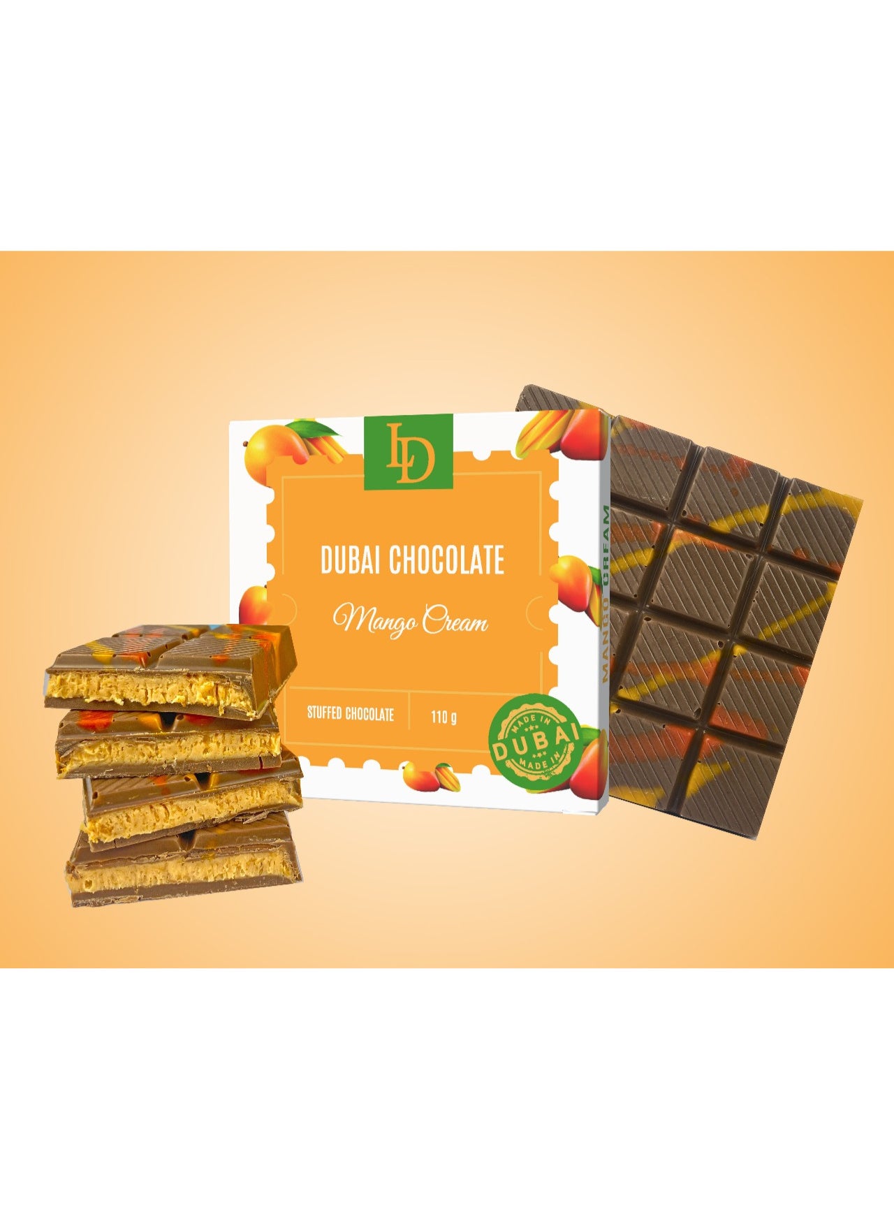 Le Damas LD Dubai Chocolate Milk Mango Cream