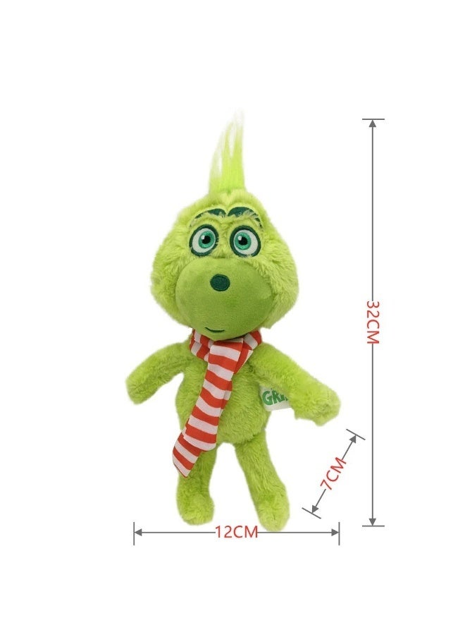 Grinch Doll Plush Toy For Kids Children's Cartoon Plush Toy Holiday Gift Birthday Party Favor And Home Decoration - Image 2