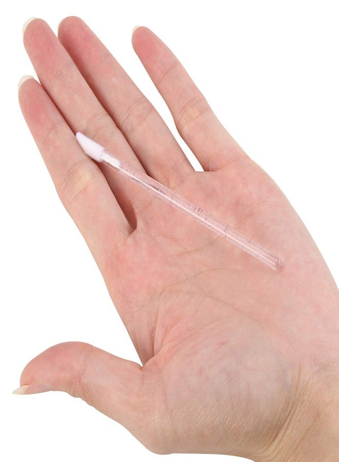 Tbestmax 300 Counts Lip Applicators Disposable Lip Brushes Crystal Lipstick Lip Gloss Wands, Pink - Image 3