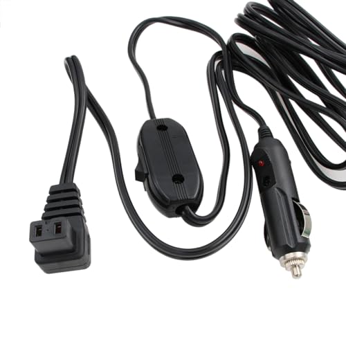 HangTon Automotive Car Cooler Fridge Warmer DC Power Cord for Coleman Euhomy Alpicool Bodega Dometic indelB Mobicool with on/Off Switch 3m - Image 5