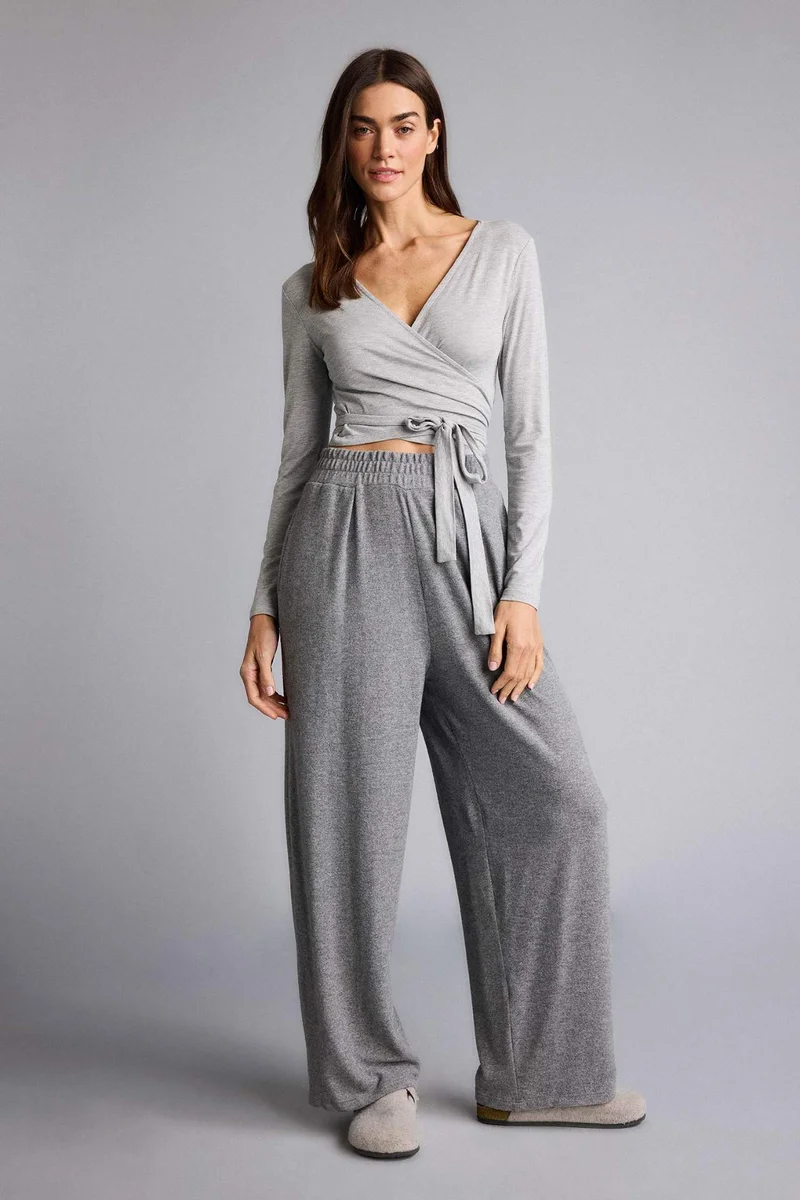 DeFacto Belted Long Sleeve T-Shirt