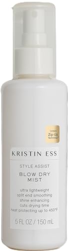 Kristin Ess Kristin Ess Hydrating Heat Protection Spray for Hair  Blow Dry Frizz Control  Shine Enhancing Anti Humidity Thermal Heat Protectant Spray  Repair  Protect Hair Up to 450 Degrees  Pear Fragrance