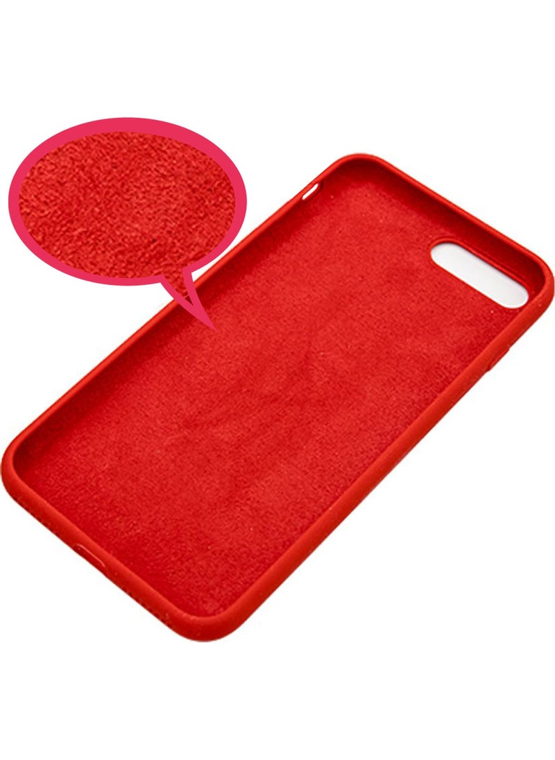 HappyCase - iPhone Xs Max Case Nano Velvet Silicone Inside - Red - Image 1