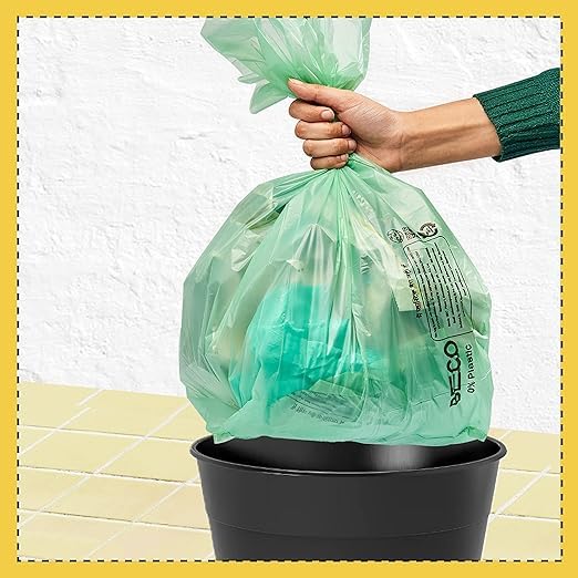 Beco Eco Friendly Garbage Bags for Dustbin | XL 30 X 37 Inches | Pack of 3 | Green - Image 2