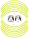labelbike Stickers Stripes Motorcycle Rims Wheels Tuning Protection Kit Compatible with GSXR Suzuki GSXR Fluorescent Yellow - Image 3
